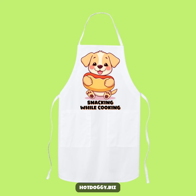 Funny Puppy Hot Dog Apron: Prized Toy Kitchen Fun Gift
