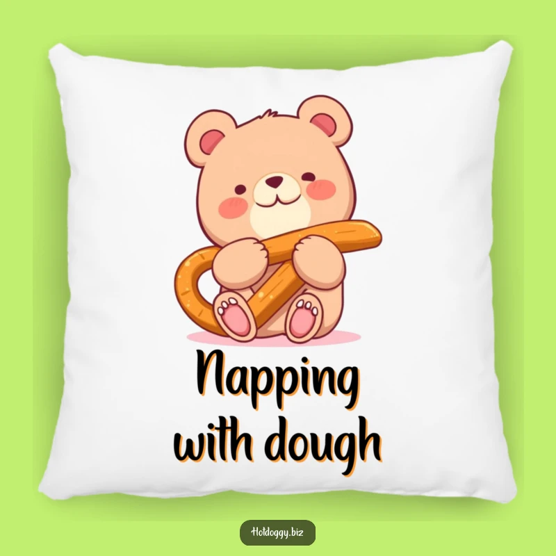 Funny Bear Pretzel Pillow: Cuddle Up With This Adorable Snack Buddy!