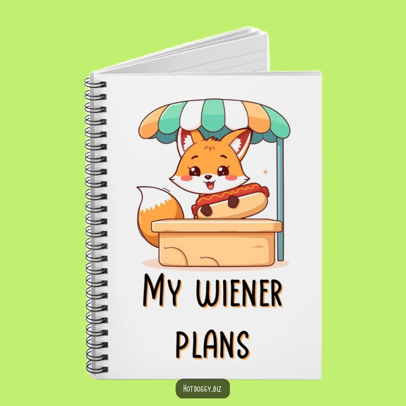 Funny Fox Hot Dog Notebook: Jot Down Ideas With This Hilarious Journal!
