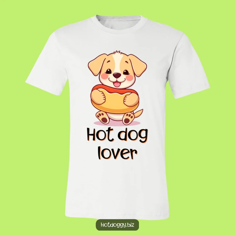Funny Puppy Hot Dog T-Shirt: Prized Toy Tee Gift for Dog Lovers